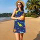 thumbnail image 3 of Fotbe Dinosaurs Vestido de Verano sin Mangas para Mujer – Vestido Midi Línea A, Estilo Camiseta Floral, Vestido Playero Casual y Fluido, 3 of 7