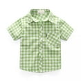 thumbnail image 3 of Tkrady Kids Girls Summer New Plaid Short Sleeve Shirt Casual Breathable Tops, Sizes 1-15 Years, 3 of 4