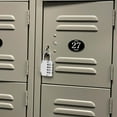 thumbnail image 2 of Silver Combination Padlock, 4-digit Code Padlock, Indoor Gym Locker Lock with Customizable 4-digit Code for Luggage, Backpacks, Cabinets, 2 of 3