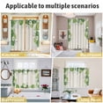 thumbnail image 5 of Palm Leaves Kitchen Curtains Window Panels, Farmhouse Summer Tropical Leaf Flowers Insulated Window Treatment Curtain, Grommet Curtains for Bedroom/Living Room/Bathroom, 2 Piece 42"Wx84"L, 5 of 8