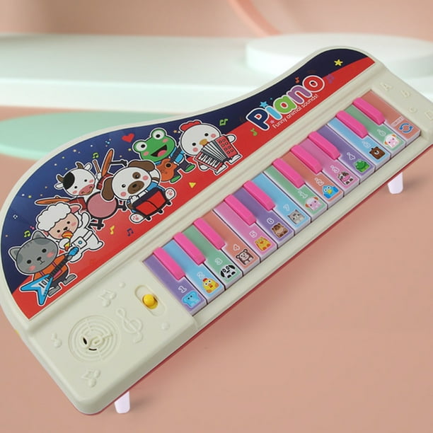 Piano de juguete para piscina, bebé y niño pequeño. Teclado de 24 teclas para niños. Instrumento educativo multifunción. Piano de juguete para niñas y niños de 3 a 8 años.