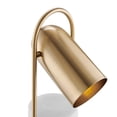 thumbnail image 3 of Chrysalism Gold and Marble Table Lamp, 3 of 4