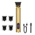 thumbnail image 1 of Cortapelos para hombres, cortapelos profesional, bordeador recargable inalámbrico con pantalla LED estilo 1, 1 of 5