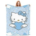thumbnail image 6 of Hello Kitty Fleece Blanket Super Soft Cozy Throw Blanket 60"X50", Lightweight Fuzzy Comfy Flannel Blanket Warm Plush Throw Blankets For Couch, Sofa, Bed, 6 of 7
