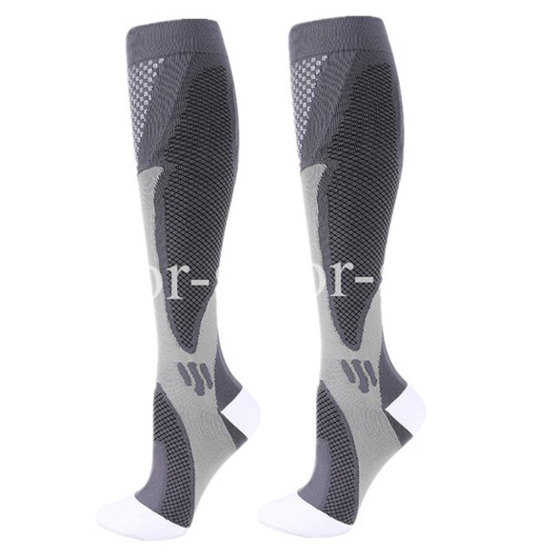 Calcetines altos de compresión para hombre y mujer, medias deportivas para maratón, ciclismo, fútbol, venas varicosas, 20-30mm, EU36-50 en unisex