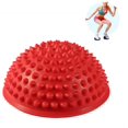 thumbnail image 3 of Balance & Therapy Dome Yoga Balls - Half Round PVC Massage Ball - Fitness Exercise Gym Massager Body Rolling Pods - Spiky Foot Wakers - Red, 3 of 3