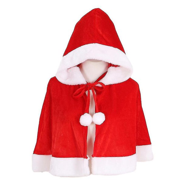 2023 nuevo chal de Navidad capa señora Santa Claus capa disfraz de Halloween disfraz de Navidad