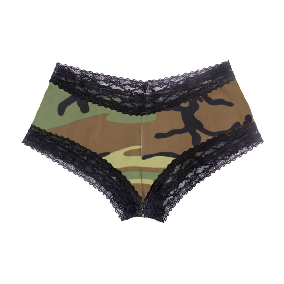 Rothco - rothco women's sexy lace trimmed camouflage booty shorts ...