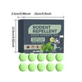 thumbnail image 4 of Solid Air Freshener, Peppermint Odor Masking Balls Wardrobe Scented Protector with Plastic Casing for Adult Home Storage Cabinet and Garden Fence, Style B, 10-Pack, 4 of 10
