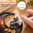 thumbnail image 5 of DIY French Bulldog Memorial Suncatcher, Dog Memorial Gifts for Loss of Dog, Dog Bereavement Gift, French Bulldog Ornament for Window Hanging with Sympathy Card (4-French Bulldog), 5 of 7