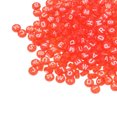 thumbnail image 4 of Perles Acryliques Rouges pour Bricolage de Bijoux Fournitures d'Artisanat Créatif avec Mini Trou Surface Lisse 400 Pcs, 4 of 8