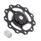 thumbnail image 3 of Black Aluminum Alloy Bike Rear Guide Wheel for Mountain Bike Use 1Pc 70 Characters, 3 of 5