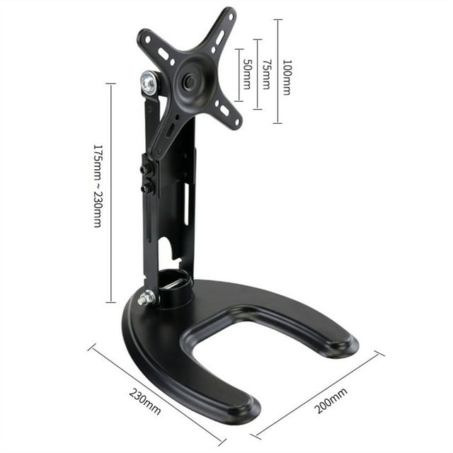 TV Monitor Bracket 360° Rotating Wall Folding Telescopic Metal Wall Mount Stand Desk Smart Display Holde ,Easy to Use