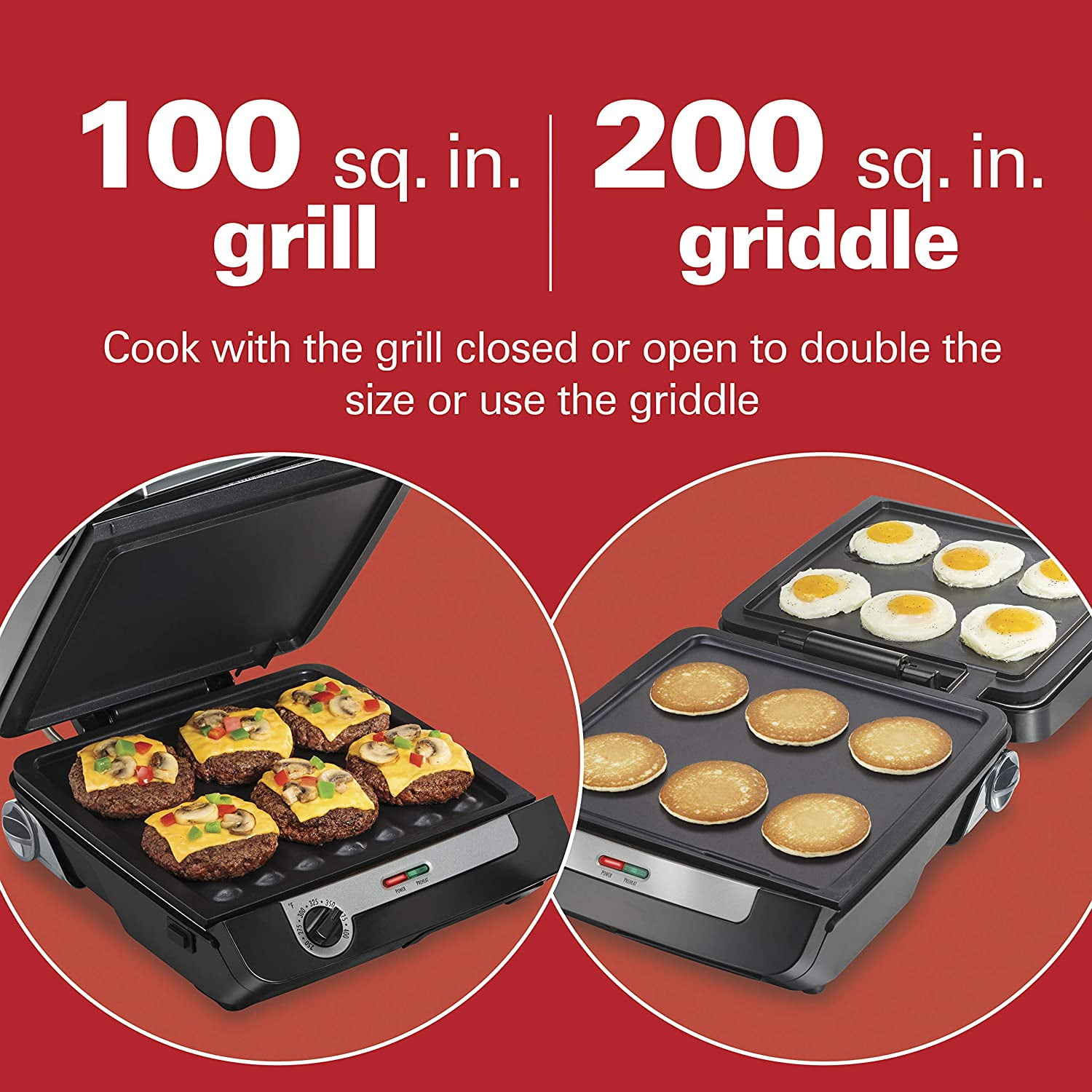 Hamilton Beach 3-in-1 MultiGrill™ Electric Grill Black 25600 - Best Buy