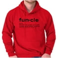 thumbnail image 4 of Funcle Fun Uncle Definition Cool Hoodie Hooded Sweatshirt Men Brisco Brands M, 4 of 6