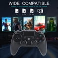 thumbnail image 5 of Wireless Controller Compatible with P4/P4 Slim/P4 Pro/Windows PC, Black, 5 of 6