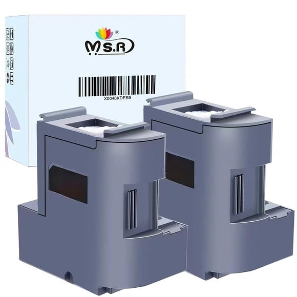 Caja de mantenimiento de tinta MS.R T04D100 para impresoras Epson, paquete de 2