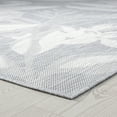thumbnail image 5 of 9x12 Water Resistant, Large Indoor Outdoor Rugs for Patios, Front Door Entry, Entryway, Deck, Porch, Balcony | Outside Area Rug for Patio | Gray, Floral | Size: 8'10'' x 12'2'', 5 of 8