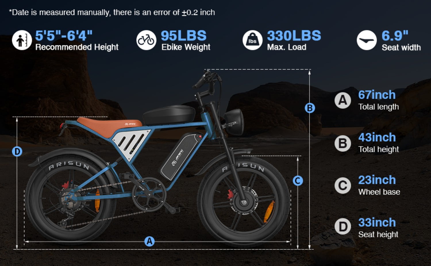 JANSNO X70 Pro Fat Tire Electric Bike,1000W Motor,48V 34Ah Dual Removable Batteries,30MPH,7-Speed,UL2849 Certified,80-Mile Range