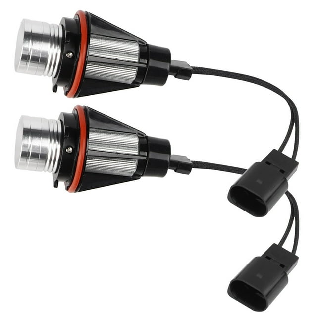 2 lámparas LED Angel Eyes brillantes para coche, 6000 K, 5 W, para E60, E61, E39, E53