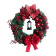 thumbnail image 2 of Corona de vacaciones perfecl Decoraciones artísticas navideñas para puerta principal Rojo 43cm, 2 of 7