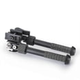 thumbnail image 3 of Quick Release Swivel Tilt Adjustable Bipod for Rifle Hunting Camera, 6-9 Inch Tripod Stand, Black, 3 of 5