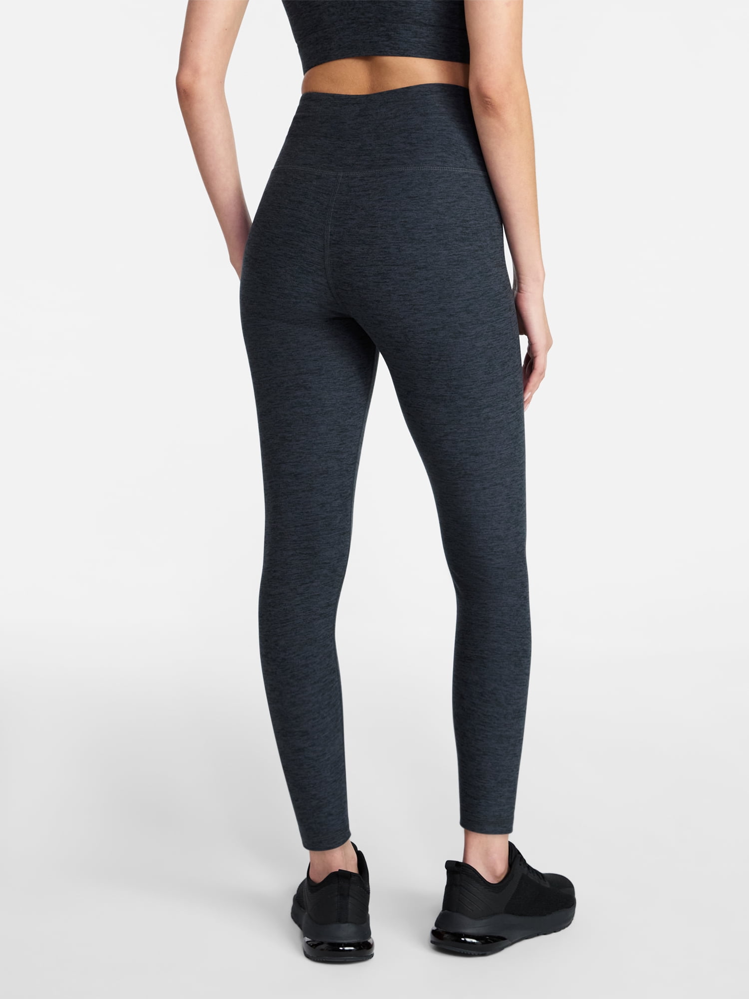 Athletic Works Women's ButterCore Compression Leggings with Drawstring, 7/8 Length, Sizes XS-XXXL