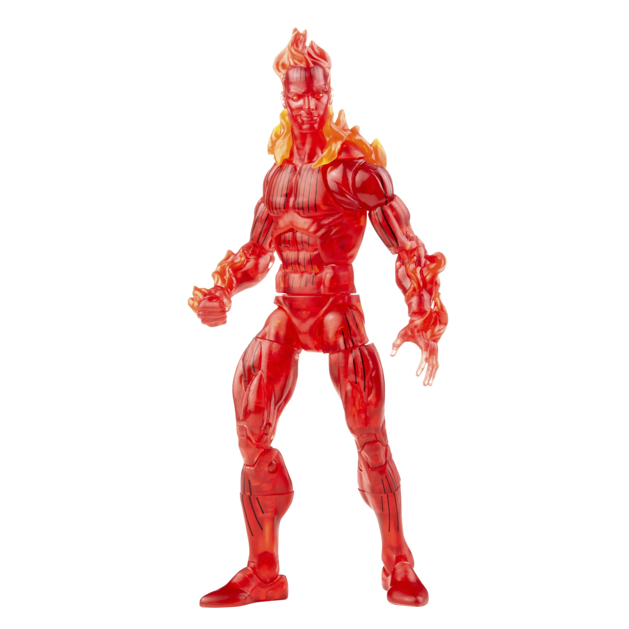5.5'' Marvel Legends Human Torch From 2007 Mr Fantastic Action Figure Collection 