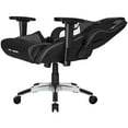 ERGONOMIC GAMING CHAIR GREY ADJ ARMS ND HEIGHT RECLINE PLEATHER
