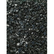 Exotic Pebbles & Aggregates Black Glass Pebbles, 2 lb