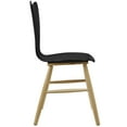 thumbnail image 4 of Modway Cascade 17.5" Modern Style Wood Dining Chair in Black (Set of 2), 4 of 5