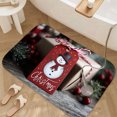 thumbnail image 3 of 1pc Christmas Gift Tag Absorbent Non-Slip Bathroom Thickened Flannel Rug Decor,Soft,Quick Drying,Suitable For Indoor/outdoor Use,Bathrooms,Bedrooms,Kitchens,Terrace,Laundry Rooms,16"x24", 3 of 9