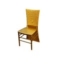thumbnail image 2 of BalsaCircle Metallic Fitted Spandex Chair Slipcover Gold, 2 of 6