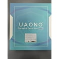 thumbnail image 2 of UAONO Card Storage Box for Trading Cards, 2400+ MTG Commander Deck Box With 24pcs Colorful Divider, Card Case Fits for Magic TCG PTCG Game Cards(Black&Gray), 2 of 7