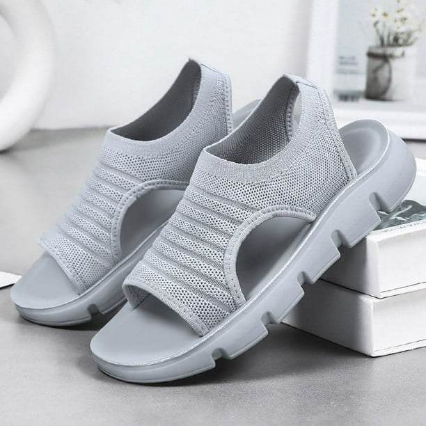 WILLBEST Sandalias Flexy De Mujer On Shoes Zapatos De Trabajo Para Mujer Sandalias De Playa Zapatillas Con Cordones