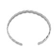 thumbnail image 2 of Sterling Silver Cuff Bangle Bracelet (7.75 Inches), 2 of 3