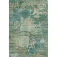 thumbnail image 2 of Addison Rugs Mayfield Premium Machine Washable Transitional Abstract Teal Rectangle Rug, 10' X 14' Machine Washable Transitional Abstract Teal Oversized Sherpa Throw Blanket, 2 of 6