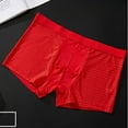 thumbnail image 3 of POIUYTR Men's Modal Boxer Shorts - Ultra Soft & Breathable Underwear Stretch Waistband Briefs for Comfort Big & Tall, 3 of 4
