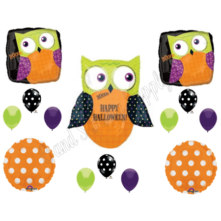  OWL  HALLOWEEN Party  Balloons Decoration Supplies  Trick Or 