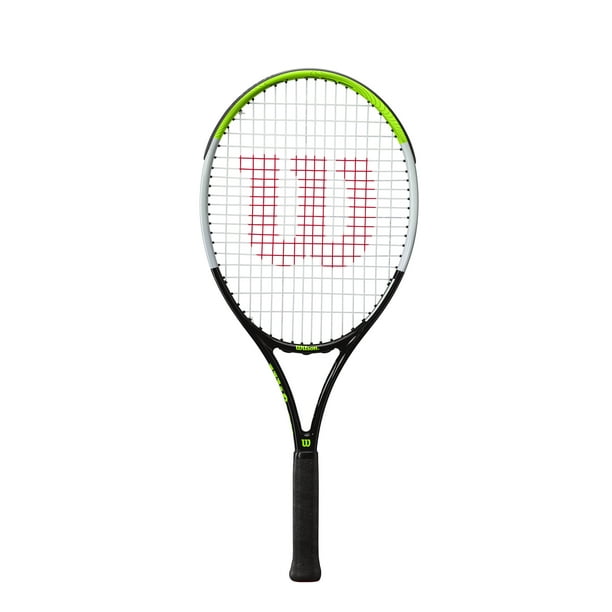 Wilson Blade Feel 25 inch Tennis Racket (Ages 9-10), Green/Black - Walmart.com