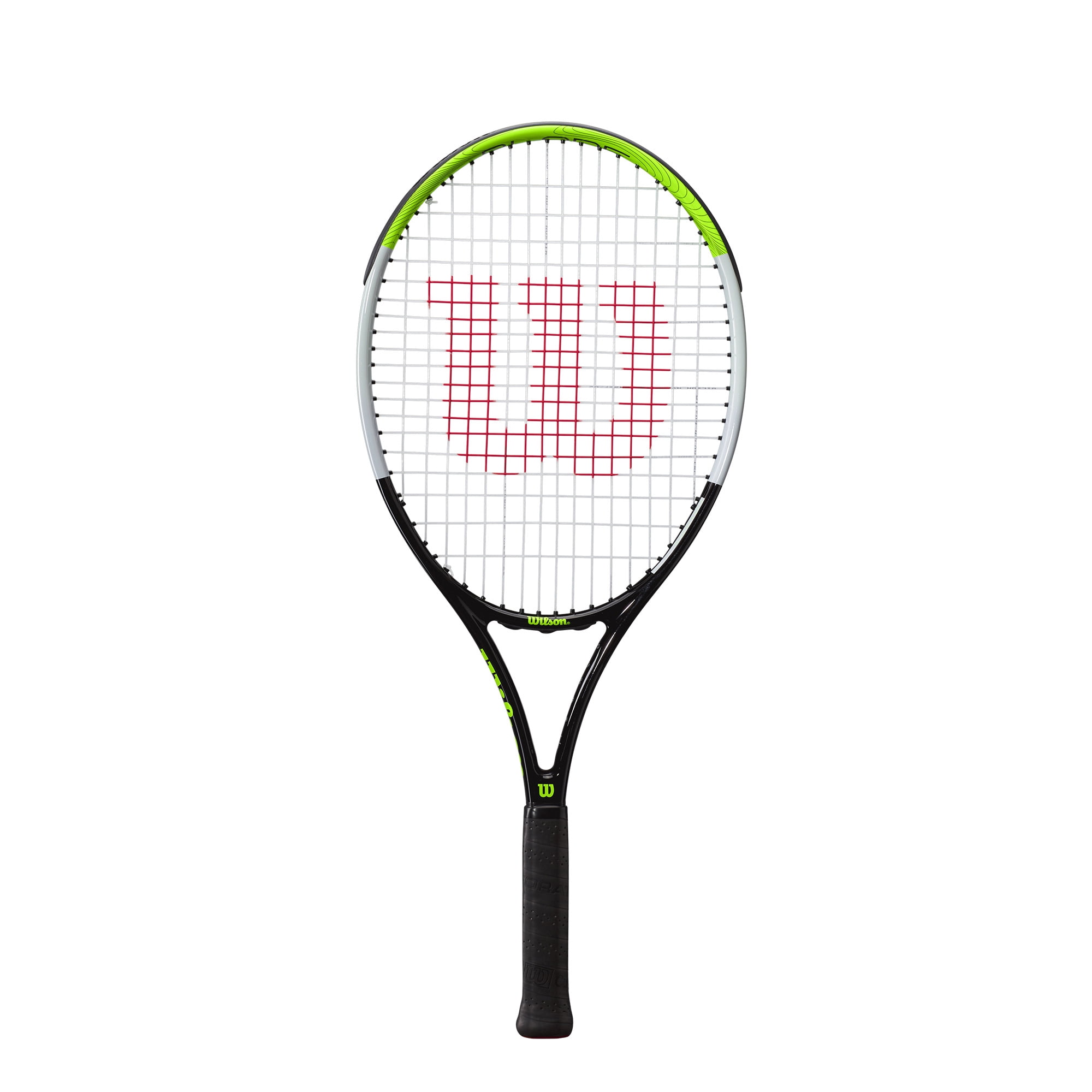 Wilson Blade Feel 25 Junior Tennis Racket - Green & Black (Ages 9-10) 100 sq in 9.1oz