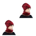 thumbnail image 3 of Guardurnaity Sombrero de invierno para niños Kit de calentador de cuello para niños Estrella de cinco puntas Ciclismo de pesca Type3 NO3, 3 of 6