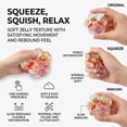 thumbnail image 3 of Cat Paw Squishy Squeeze, Fruit Relief Squeeze Fidget Stress Relief Squishies Soft Transparent Cute Novelty Stress, Portable Decompression Gift for Office Study Travel Party Favor (A3), 3 of 9