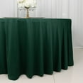 thumbnail image 3 of BalsaCircle 132 in Hunter Green Scuba Polyester Round Tablecloth Party Linens Events Reception Decorations Supplies, 3 of 8