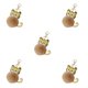 thumbnail image 2 of Qarigey Llavero adorable para los amantes de los gatos Llevar llaves con estilo Llavero de gato Llavero Llavero Los mejores regalos Amarillo Type2 NO2, 2 of 6