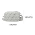 thumbnail image 2 of Bolso En Forma De Corazón Pequeño Cuadrado Correa Ancha PU Hombro Para Mujer Blanco, 2 of 9