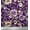 Dark Purple, variant on Soimoi Purple Cotton Duck Fabric Leaves & Peony Floral Printed Craft Fabric by the Yard 42 Inch Wide