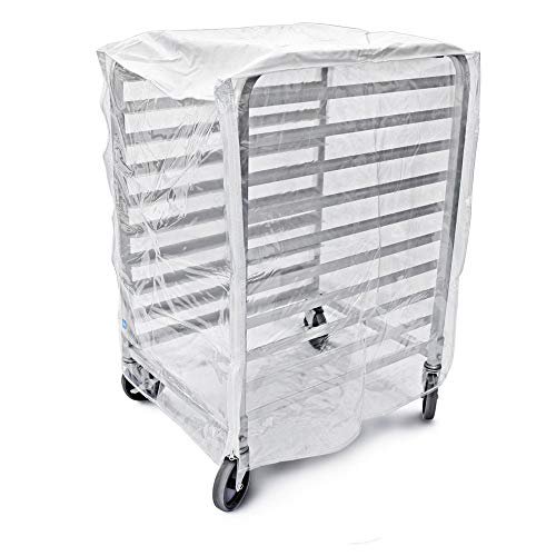 Bags & Covers, Bakery Pan Rack Cover, Heavy Duty Plastic, 3 Zippers, 24