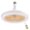 Yellow, variant on husxh Aroma Led Fan Ceiling Light 3-gear Wind Timing for Bedroom Dormitory (White)