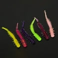 thumbnail image 4 of 20 Pcs 4.5cm Fishing Soft Lure Larva Worm Bait Three Tailed Spiral Slug Bait, 4 of 7